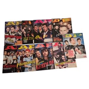 Lot of 9 vintage (2009) Alternative Press magazines *RARE FIND*
